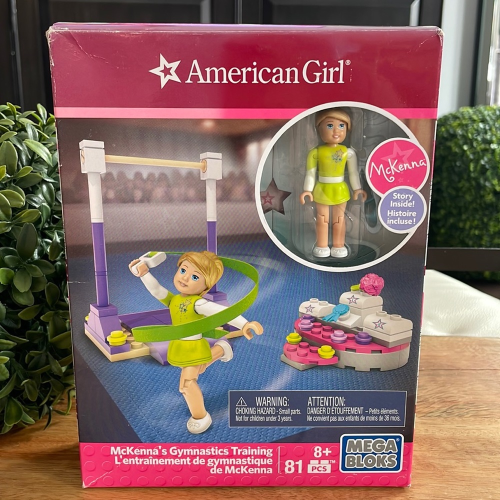 AMERICAN GIRL McKenna’s Gymnastics Training MEGA CONSTRUX 81 PCS Set